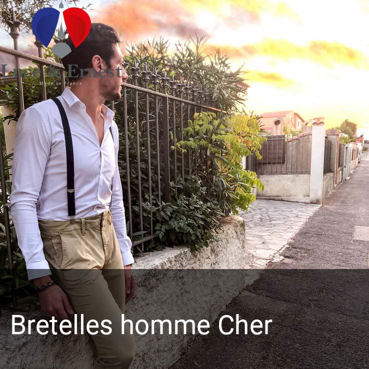 Bretelles homme Cher